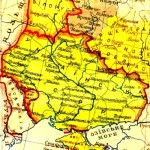 Мапа УСРР 1924 р. з столицею в м. Харкові, а також м.Таганрогом у її складі