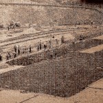 на будівництві стадіону заводу "Арсенал" (1968р.)